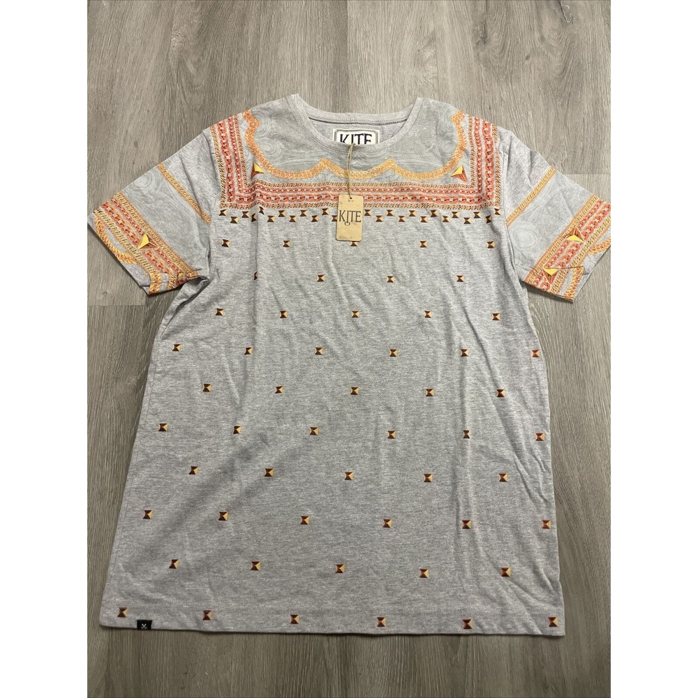KITE GREY MENS SHORT SLEEVE T-SHIRT SIZE XL NEW